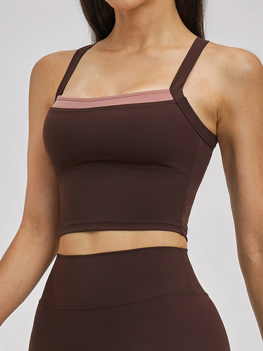 FlowSculpt Layered Bra Tank