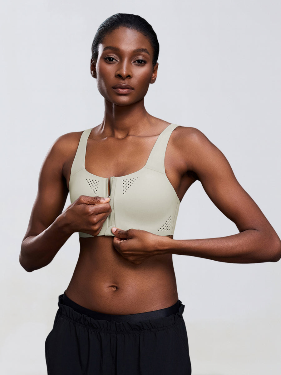 FrontZip Sculpt Bra
