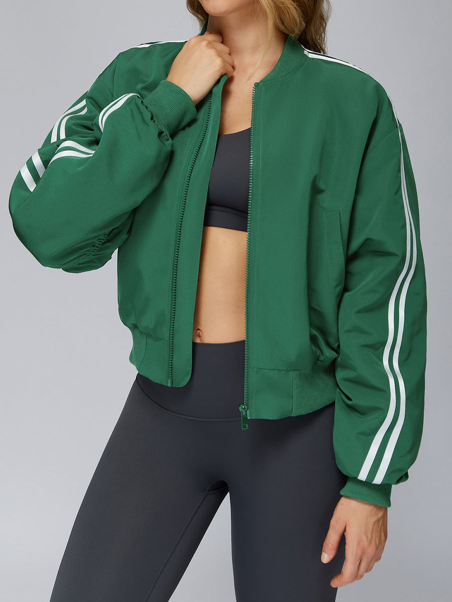 Cozy Zip-Up Sports Puffer