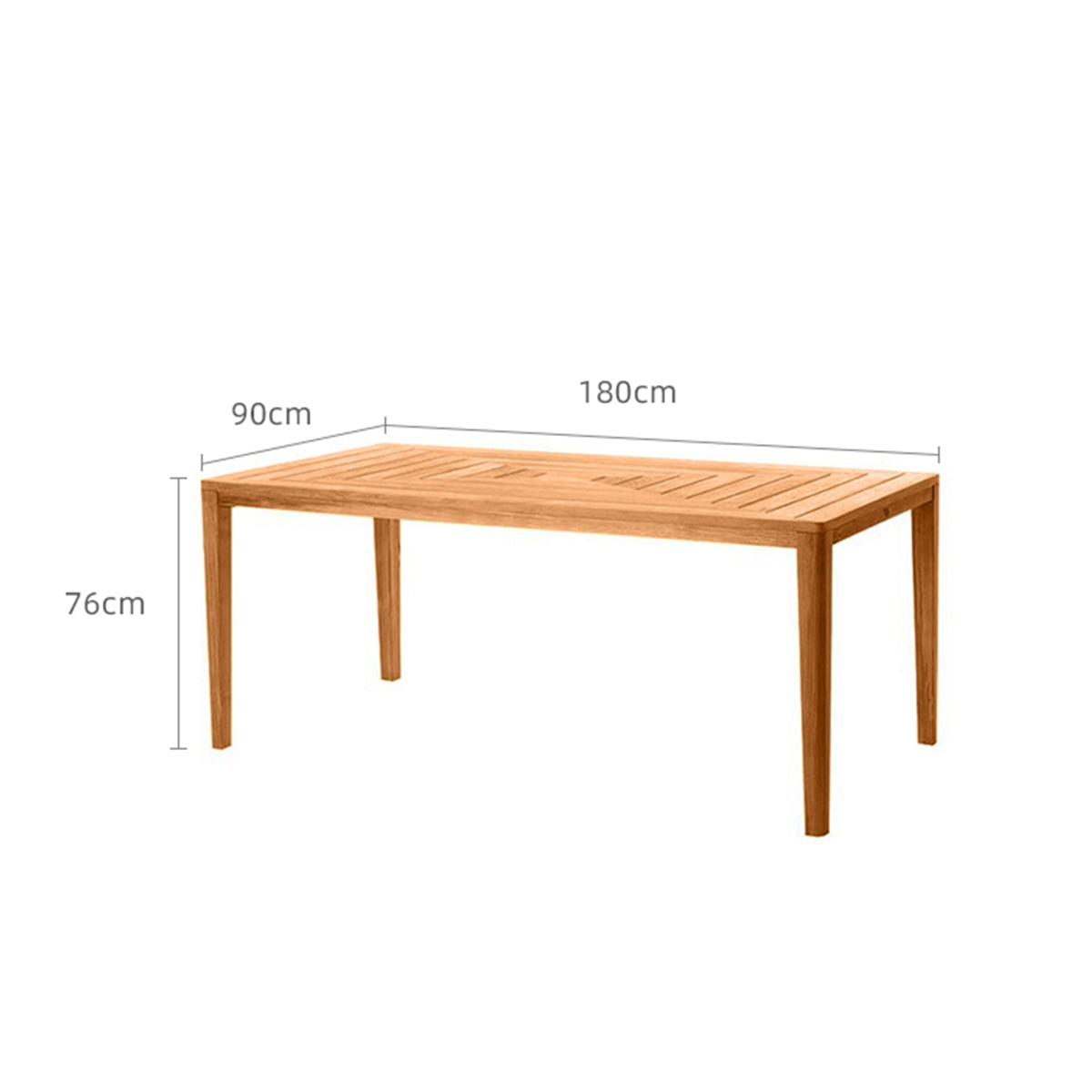 Etimoe Long Teak Dining Table