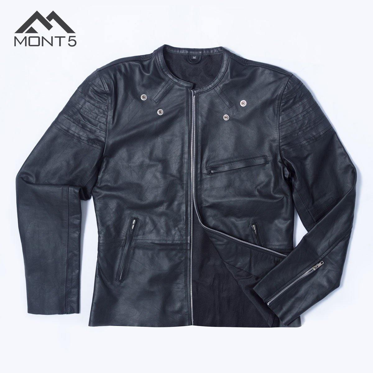 MONT5 Karakoram Perfect Fit Men Leather Jacket