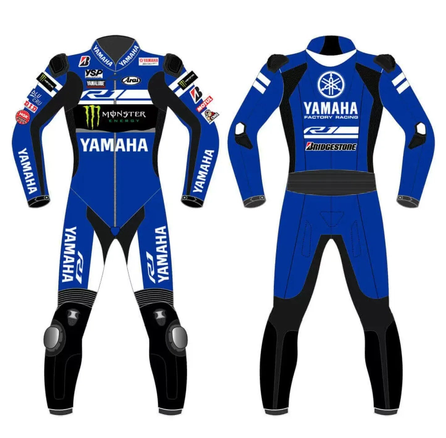 MONSTER MOTORCYCLE LEATHER RACING SUIT - XXXXL