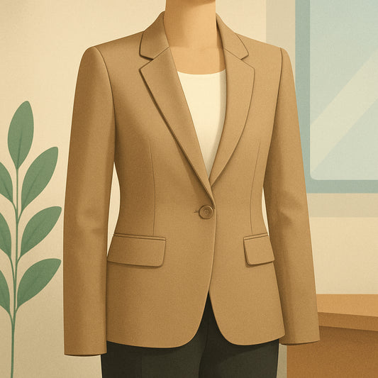 Featured image for How to Style a Lapel Neck Long Sleeve Blazer with Pockets