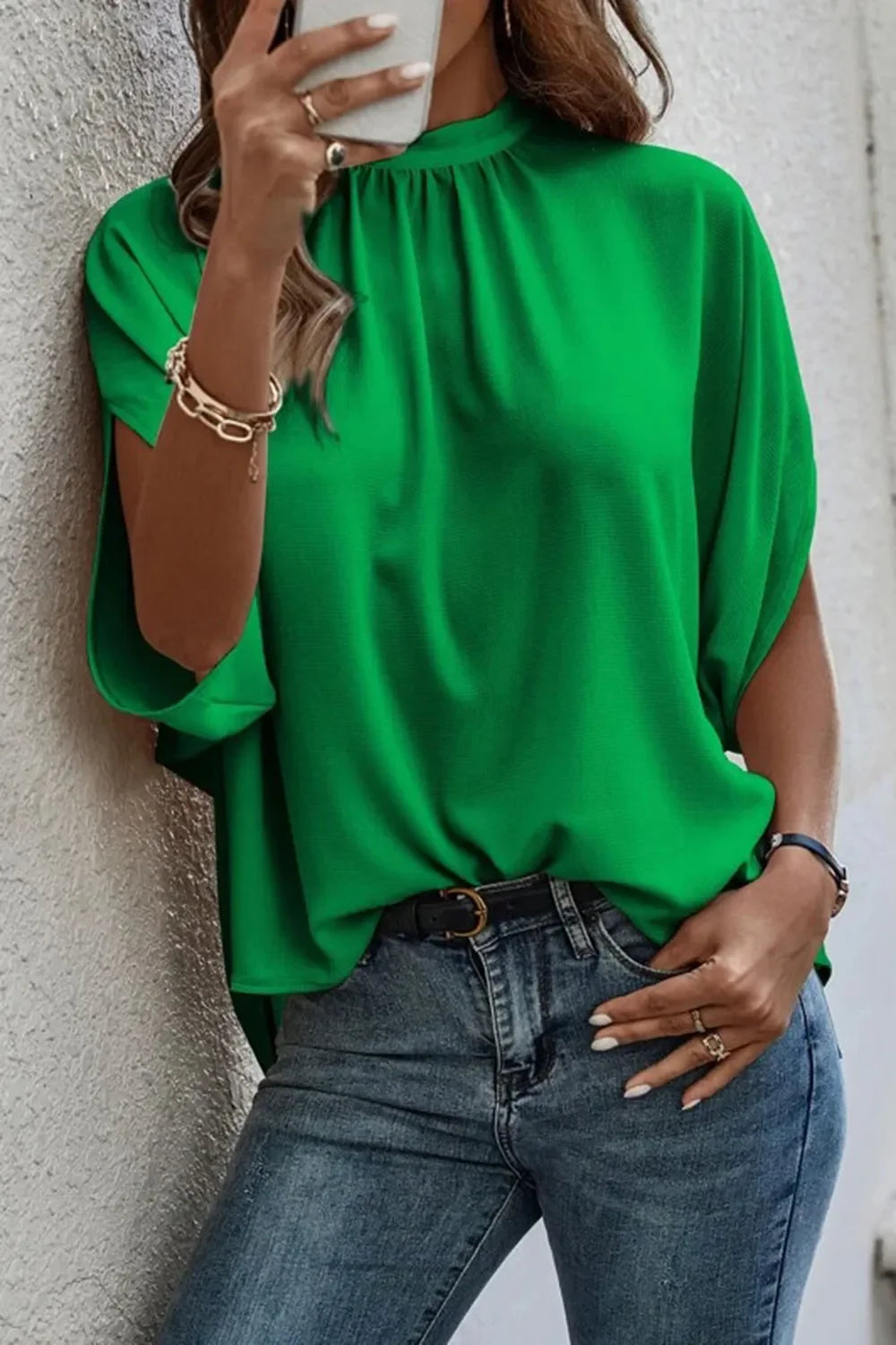 Featured image for Tie Back Slit Half Sleeve Blouse Review: Best Pick