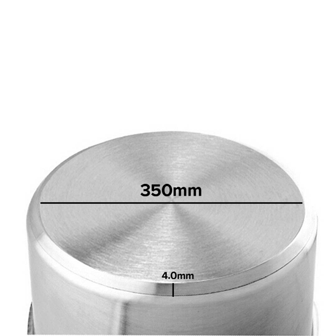 NNEAGS Stock Pot 33L Top Grade Thick Stainless Steel Stockpot 18/10 Without Lid