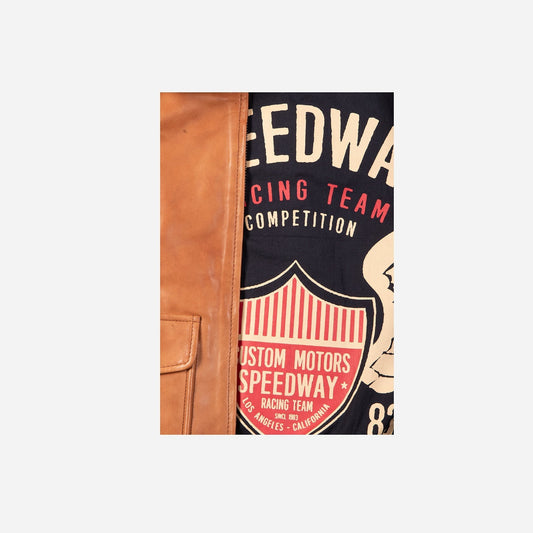 Harry Bomber Jacket Tan