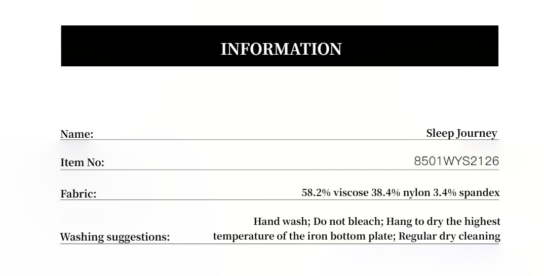 "Sleep Journey" puff sleeve straight short sleeve