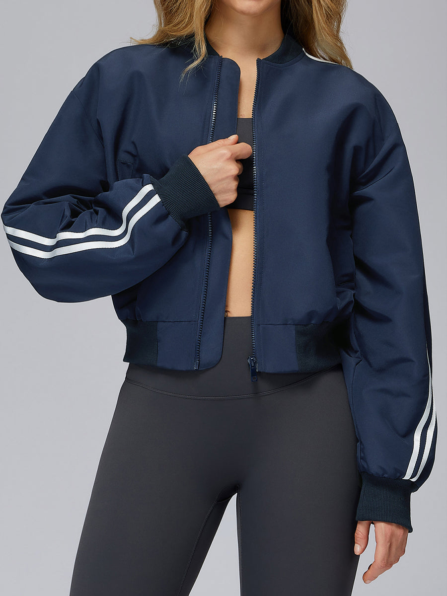 Cozy Zip-Up Sports Puffer