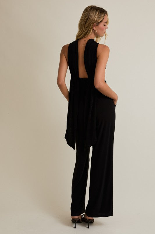 Maren Mock Neck Jumpsuit