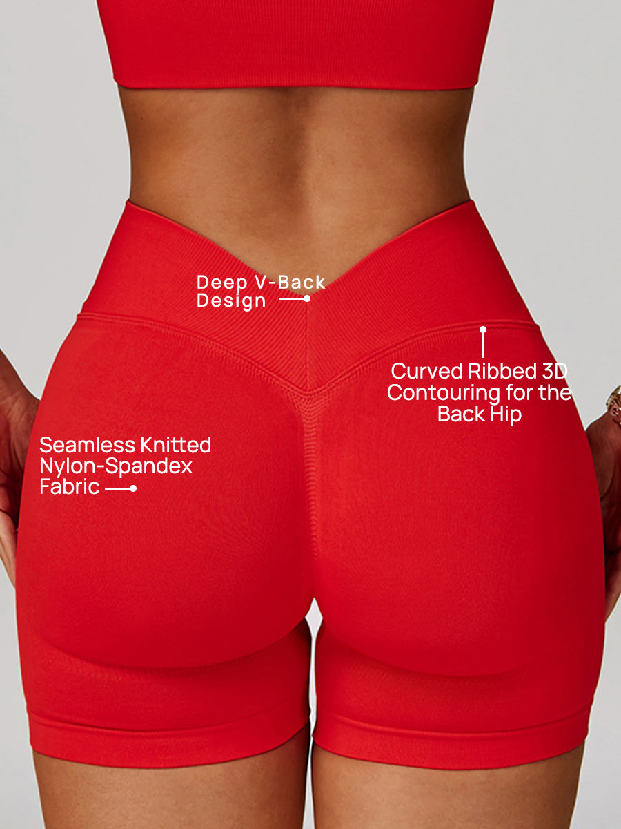 Earthbound Girl V-Waist High-Waist Shorts