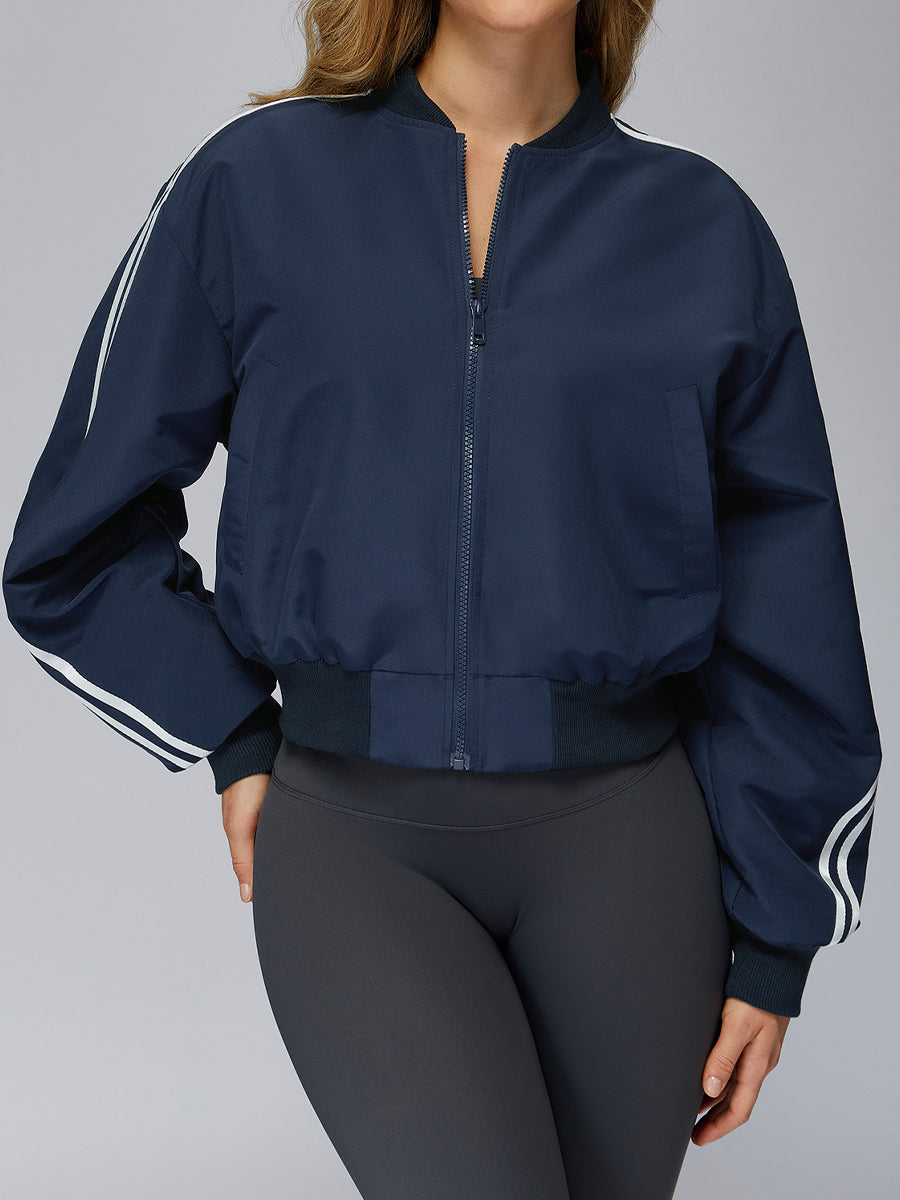 Cozy Zip-Up Sports Puffer
