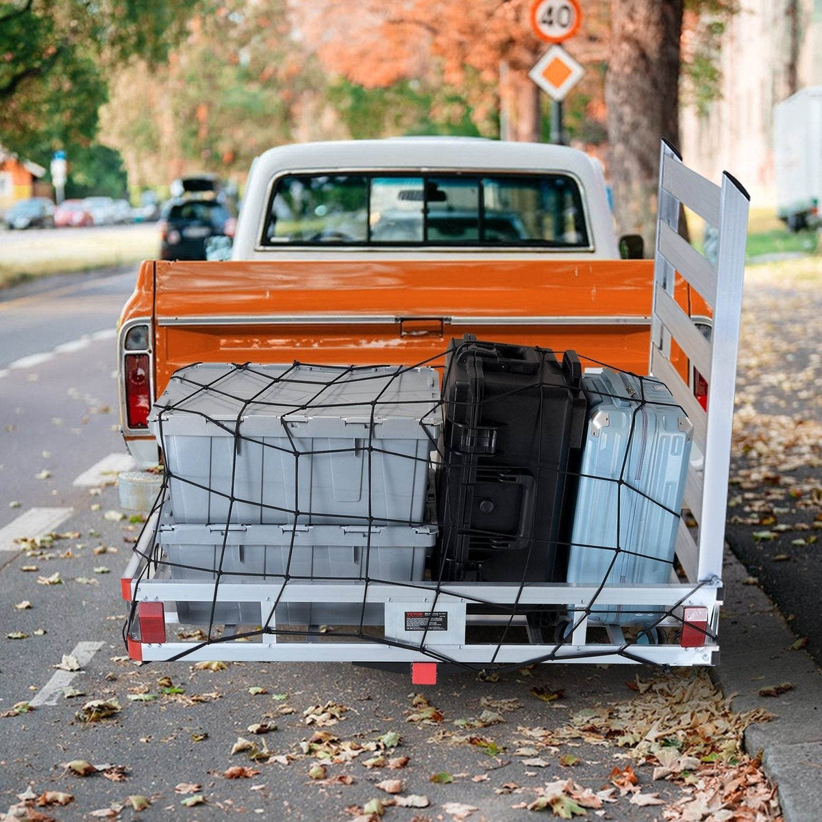 Togo Rack Hitch Cargo Carrier, 500lbs Capacity Trailer Hitch Mounted Cargo Baske ...