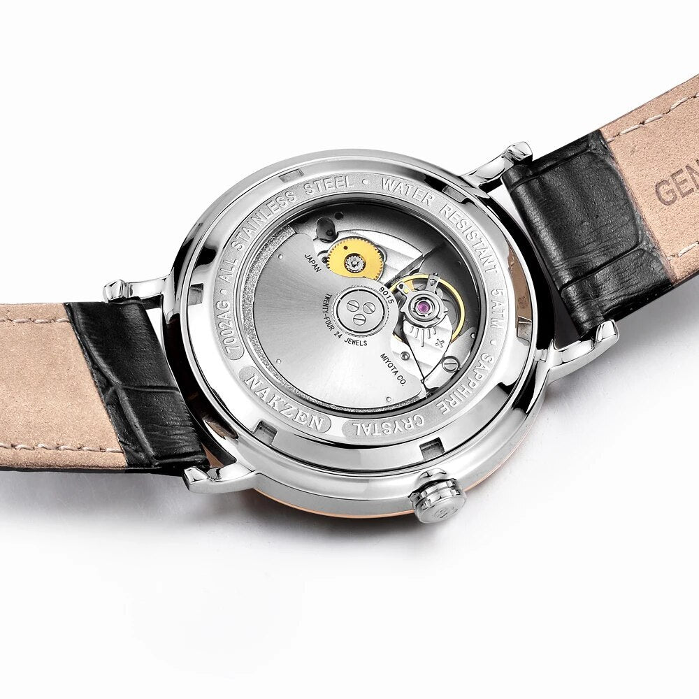 NAKZEN Men Business Automatic Mechanical Watches Brand