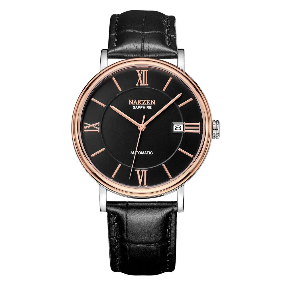 NAKZEN Men Business Automatic Mechanical Watches Brand
