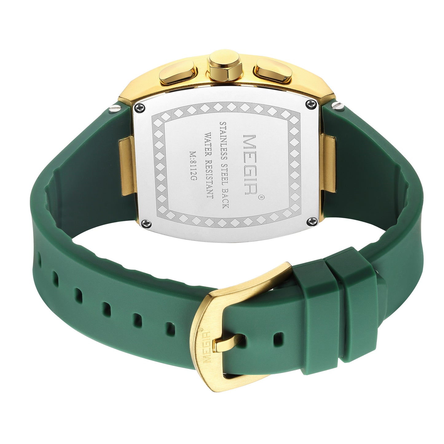 MEGIR Chronograph Luxury Sport Quartz Watch Men Waterproof Luminous