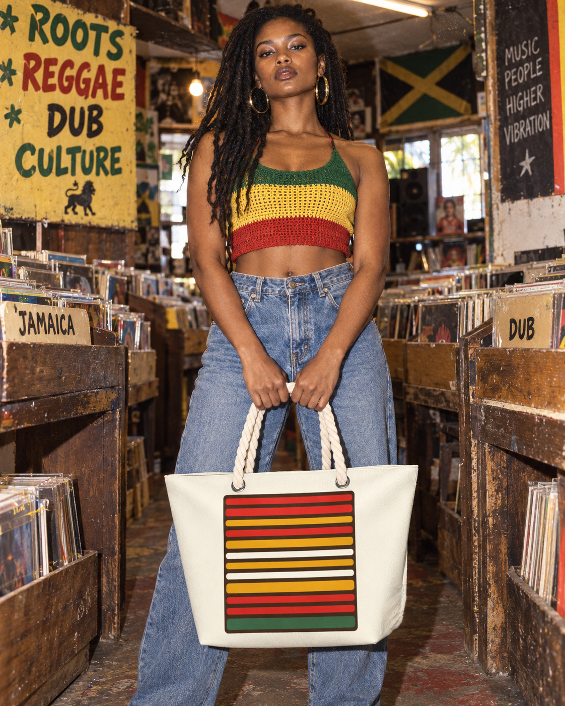 56 HOPE Hemp Rope Tote Bag