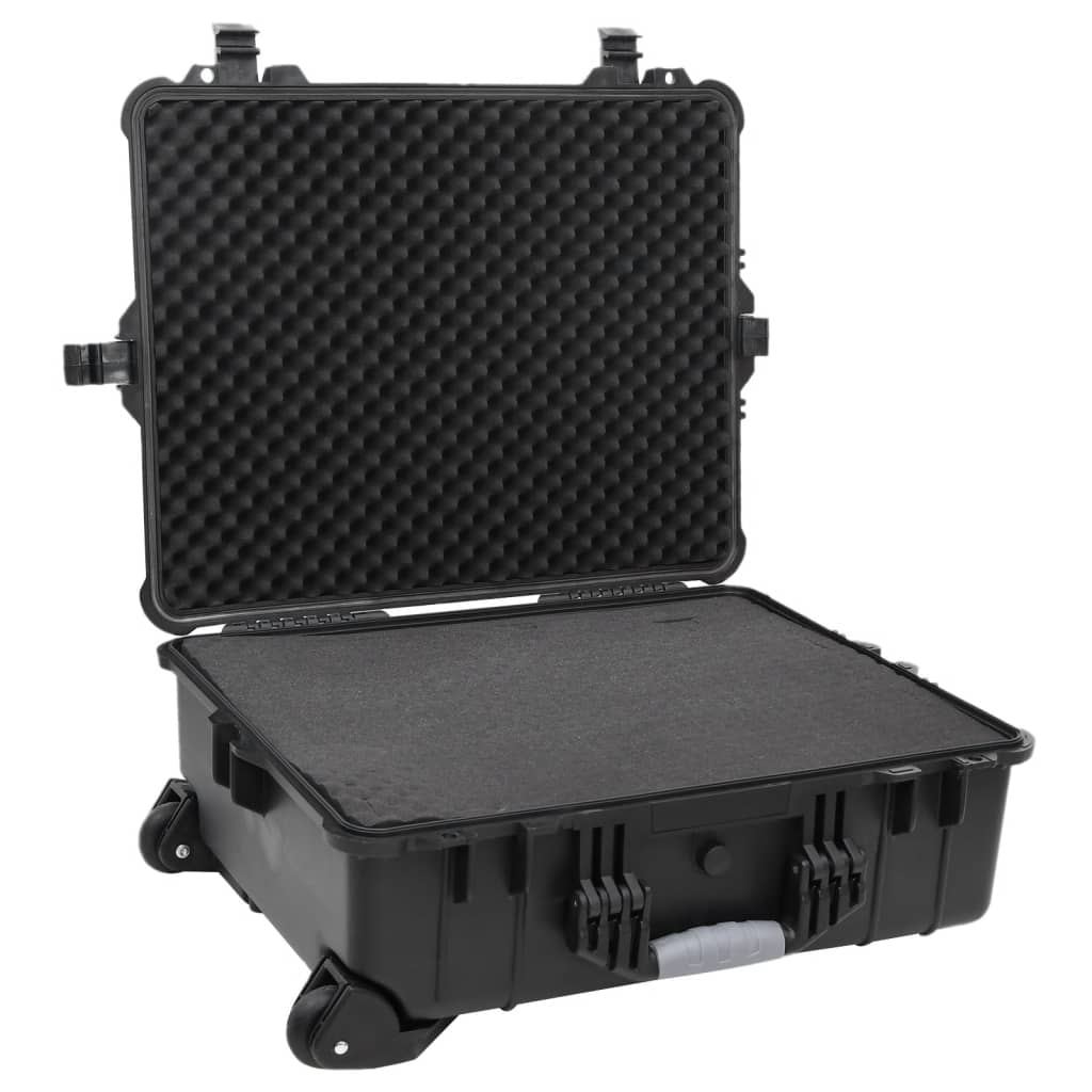 NNEVL Wheeled Flight Case Black 63x50x23 cm PP