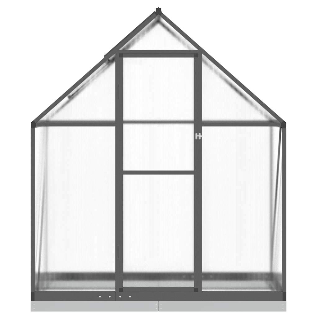 NNEVL Greenhouse with Base Frame Anthracite 169x58x202 cm Aluminium