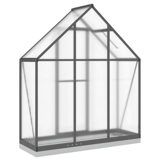 NNEVL Greenhouse with Base Frame Anthracite 169x58x202 cm Aluminium
