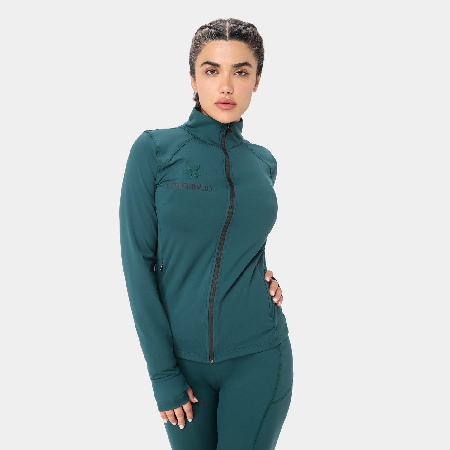 CTRLFORM_01 FULL ZIP TOP — ALPHA FOREST