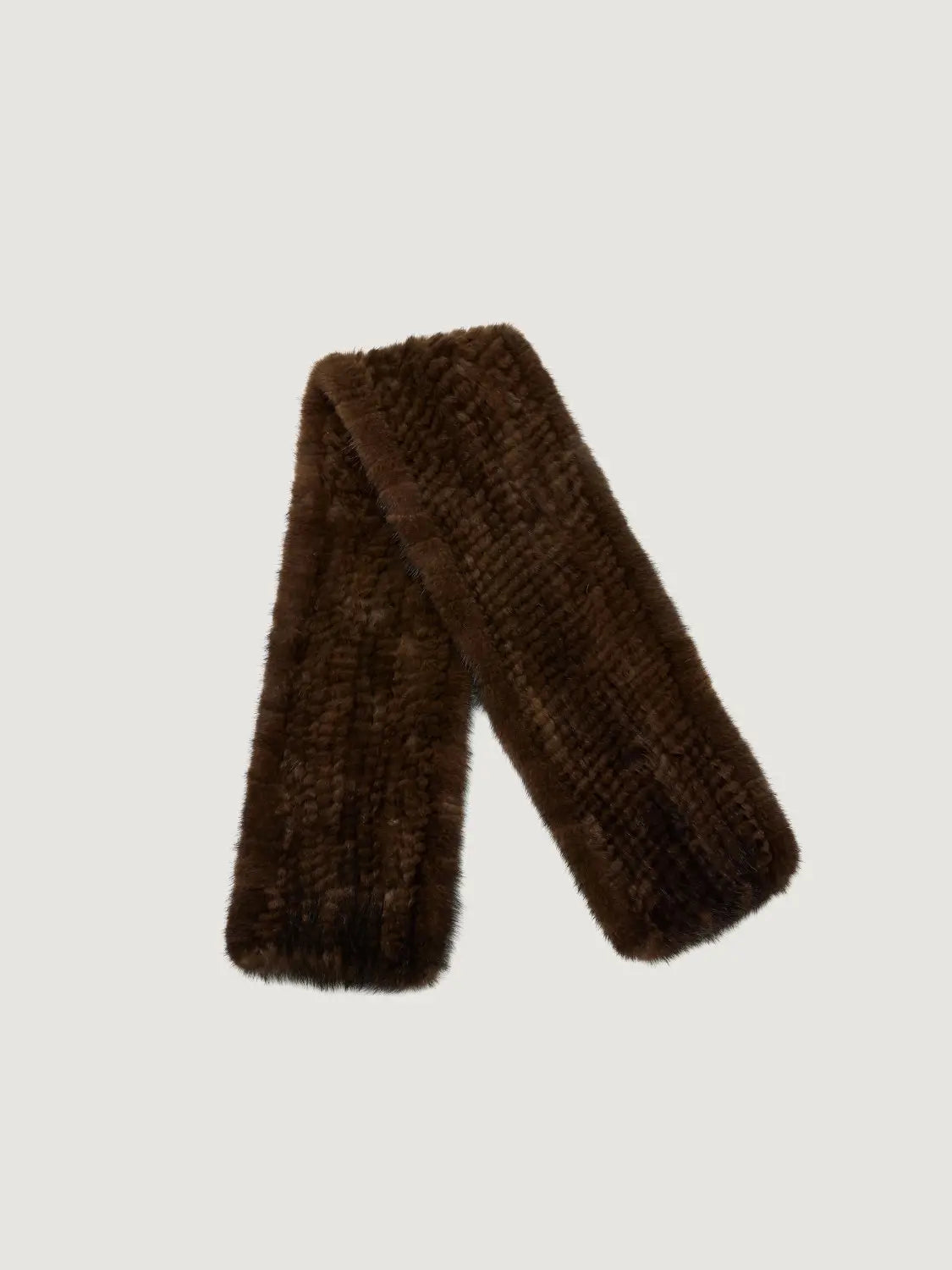 Firelady Fur Mink Fur Scarf with Woven Design Kopenhagen Purple Label Elegant High-Quality