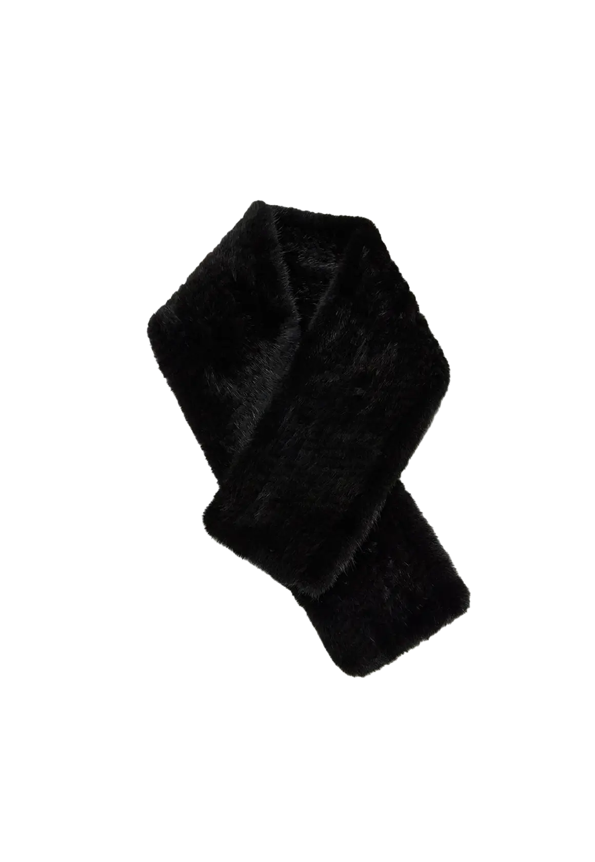 Firelady Fur Mink Fur Scarf with Woven Design Kopenhagen Purple Label Elegant High-Quality