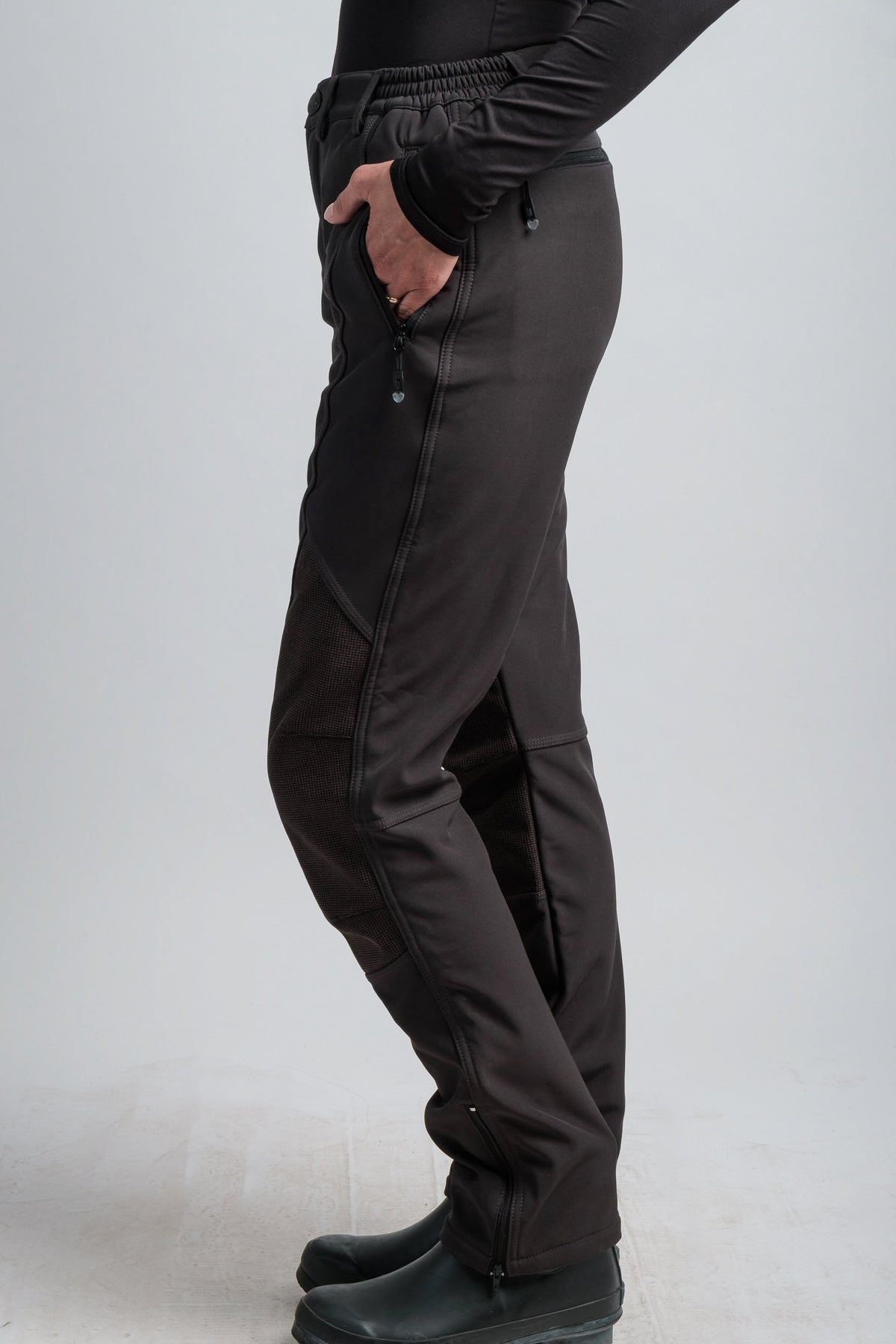PRO Women's Gray High Waist V2 Adventure Water Resistant Pants