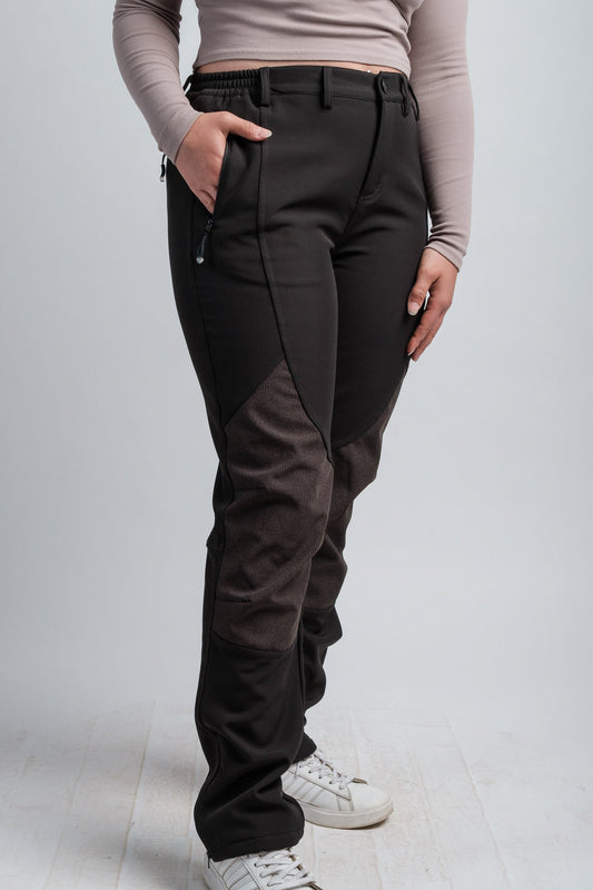 PRO Women's Black High Waist V2 Adventure Water Resistant Pants