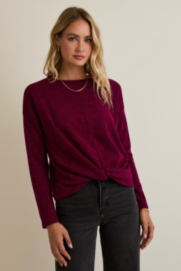 Amelie Twist Floral Top