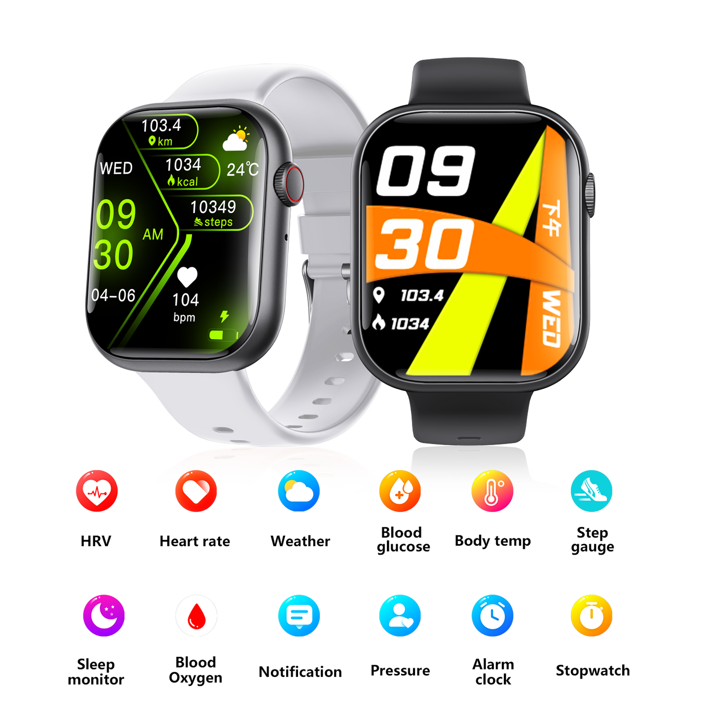 Smart Watch for Men Women Health: blood sugar monitor  blood lipids Uric acid-0