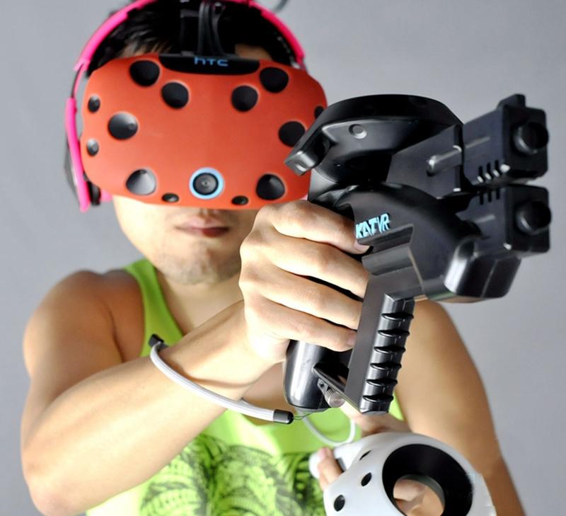 NNEIDS Vive Headset Gun Controller For Immersive Shooting Experience