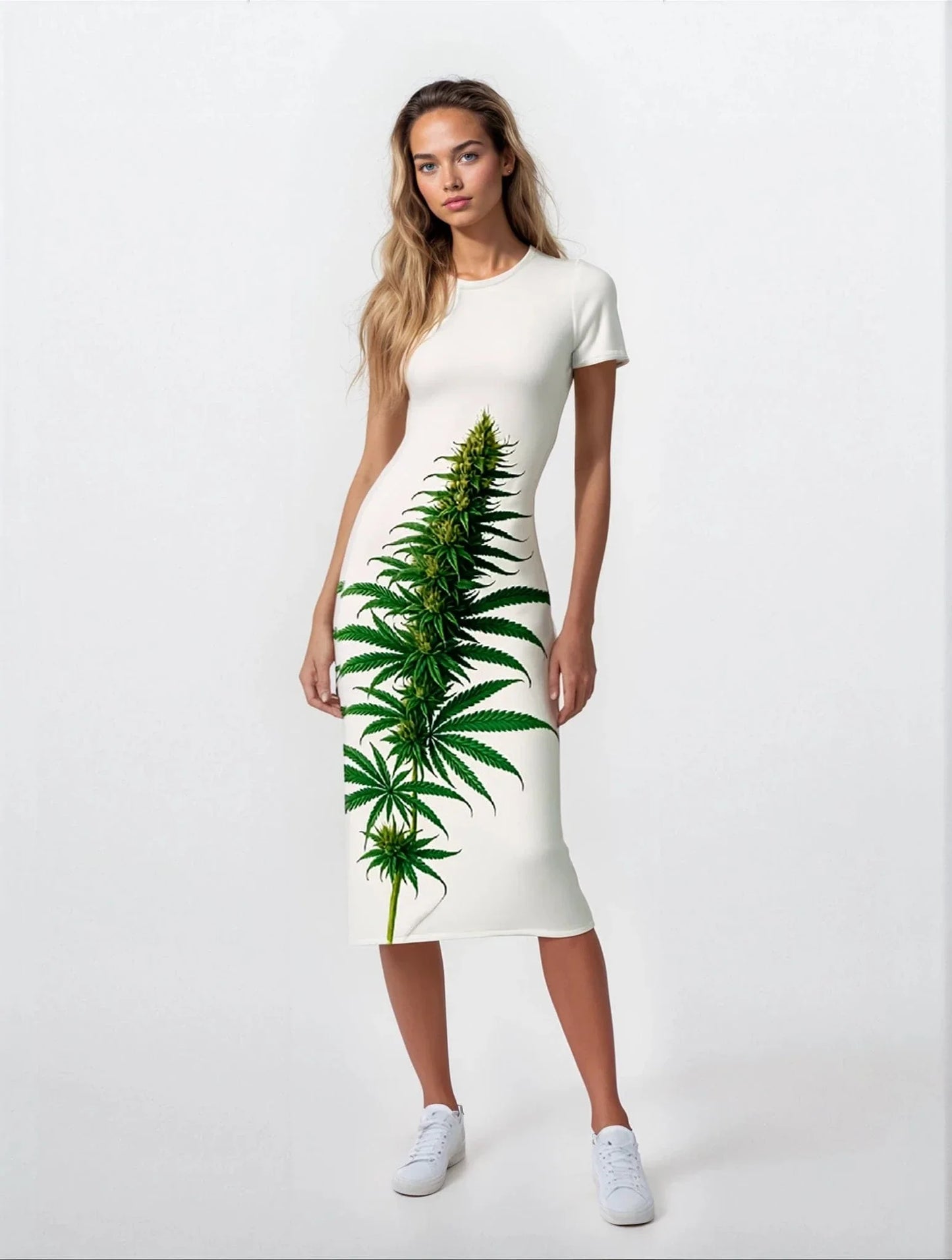 Flora Bodycon Maxi Dress 🌿