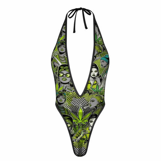 Bad B Sexy AF Deep-V Thong