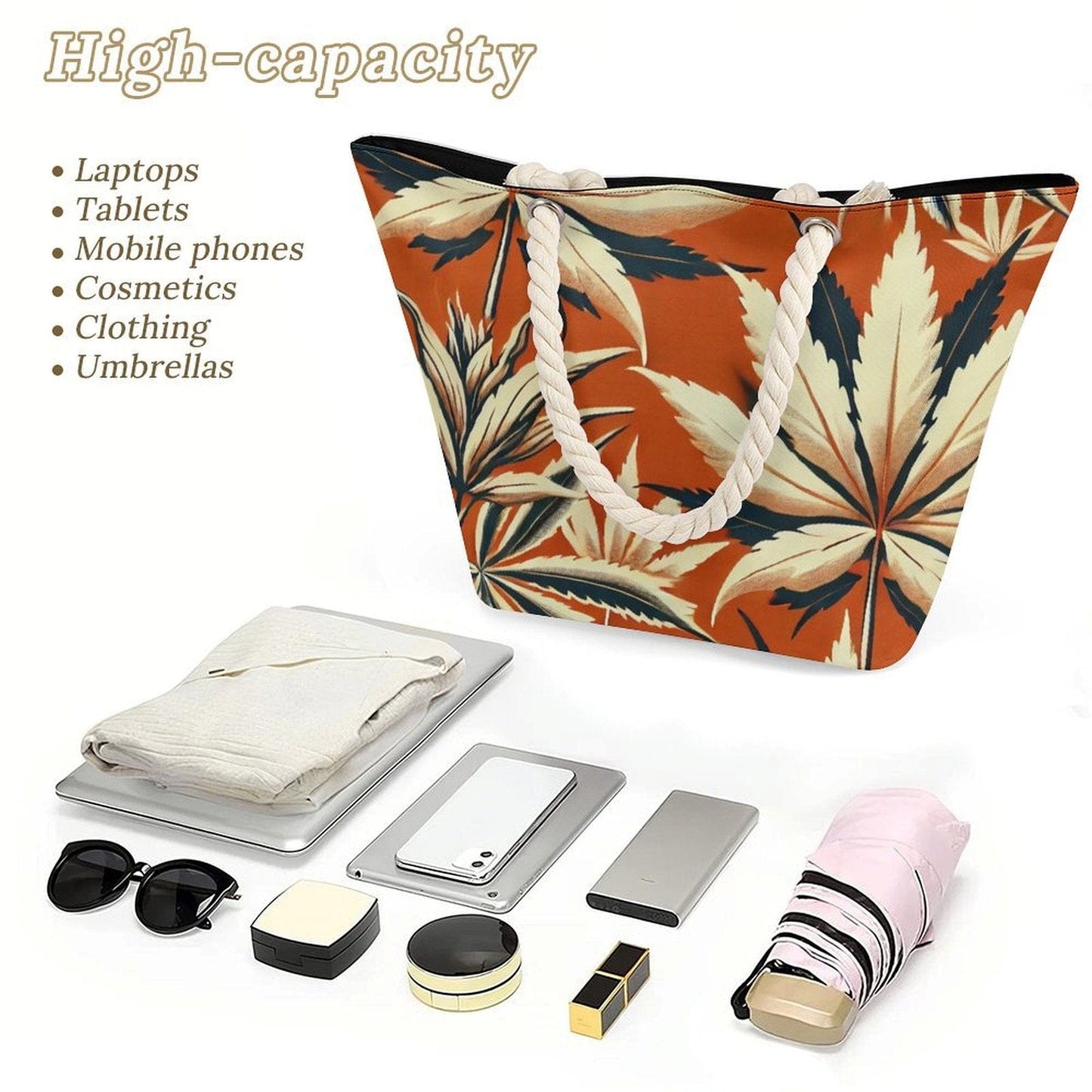 Cali Hemp rope tote bag