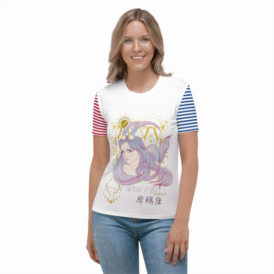 Capricorn ♑ Women's T-shirt from the zodiac sign Capricorn Women's T-shirt-0