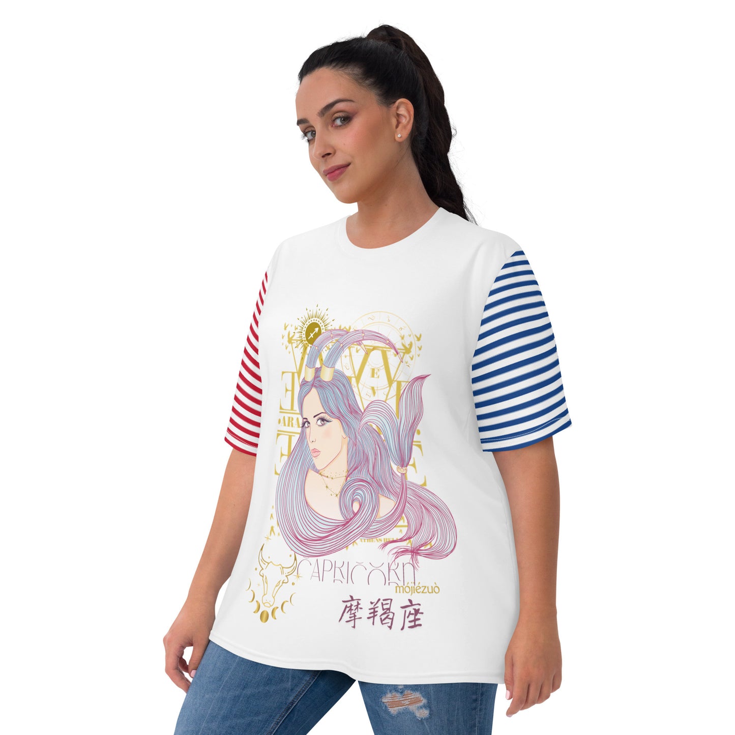 Capricorn ♑ Women's T-shirt from the zodiac sign Capricorn Women's T-shirt-1