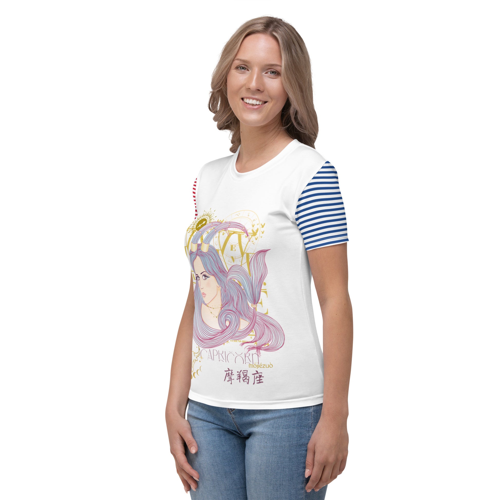 Capricorn ♑ Women's T-shirt from the zodiac sign Capricorn Women's T-shirt-3