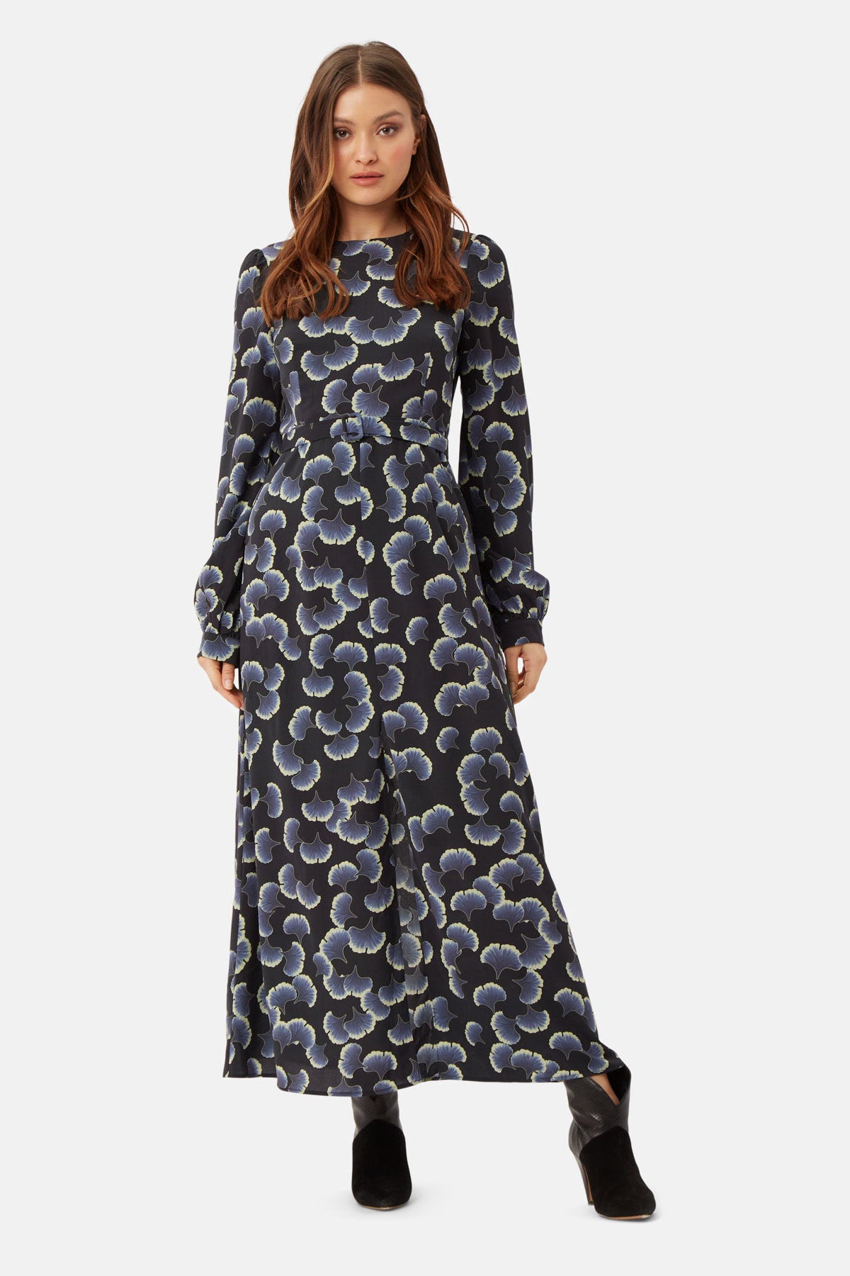 Barbara Dress with a Slit-3