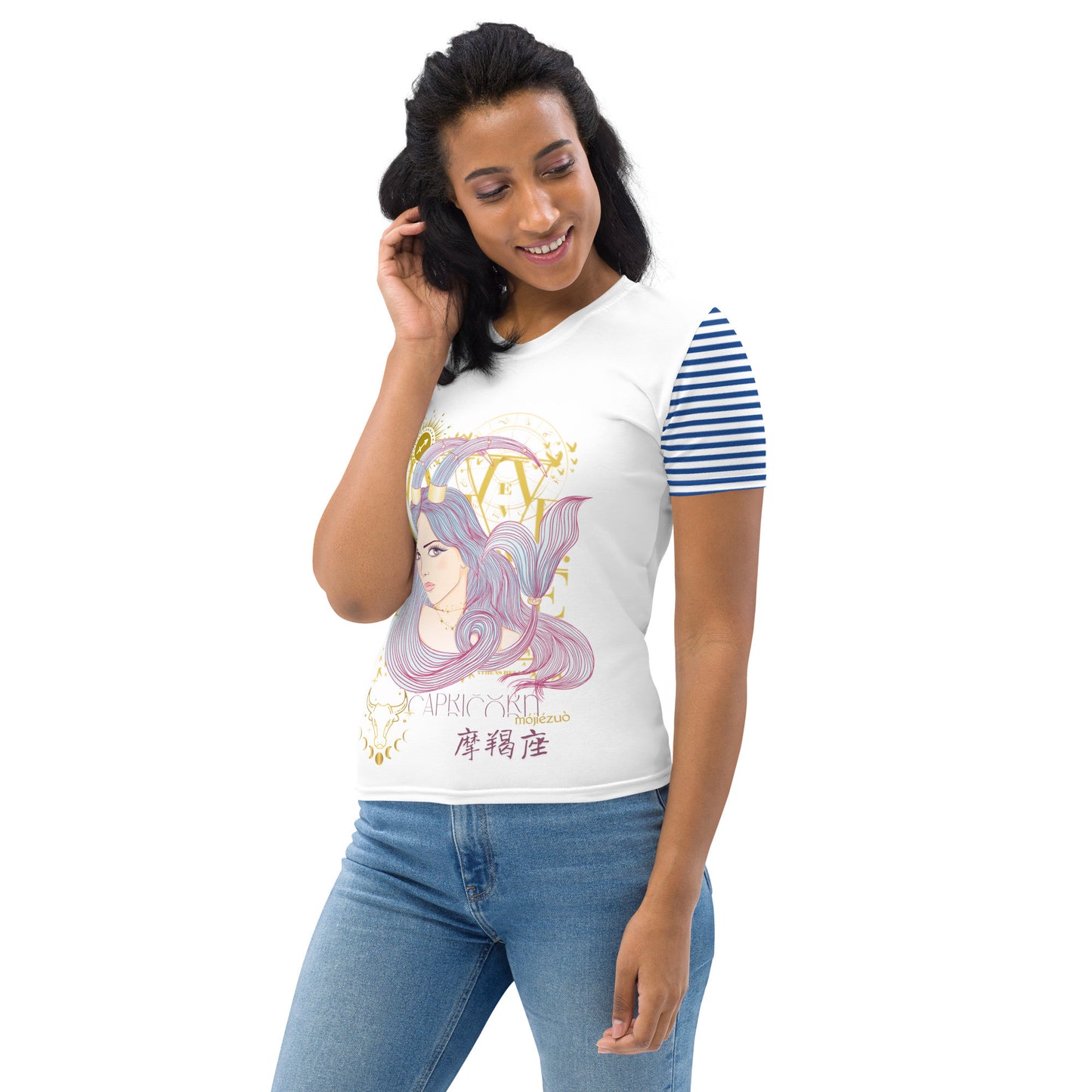 Capricorn ♑ Women's T-shirt from the zodiac sign Capricorn Women's T-shirt-5