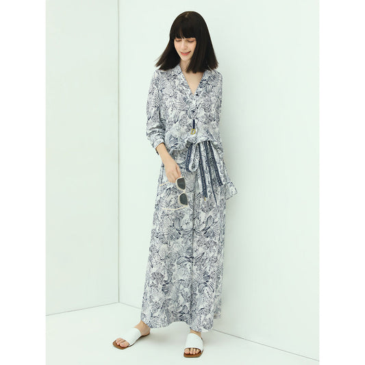 Lily Island Flimsy V-neck Floral Shirt