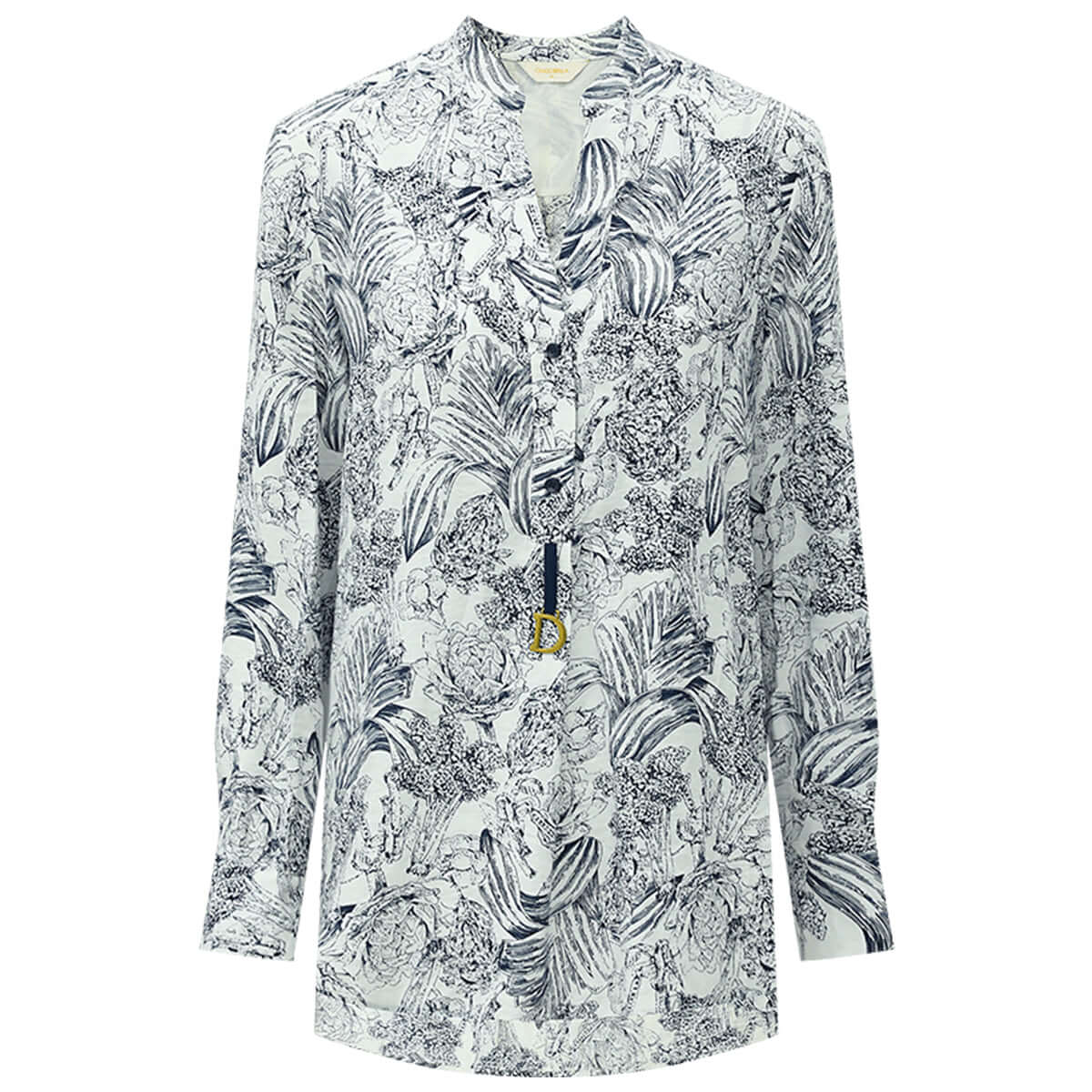 Lily Island Flimsy V-neck Floral Shirt