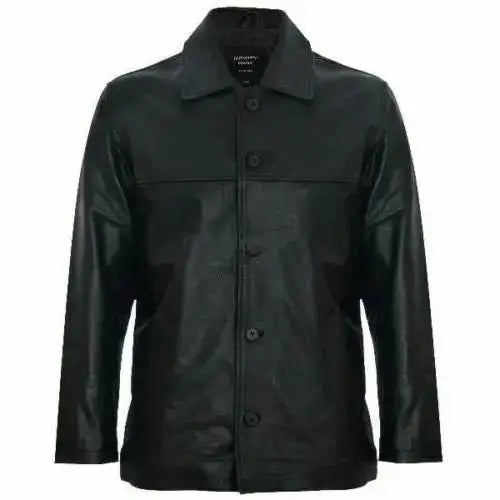 Men's Full Sleeves Lambskin Leather Shirt