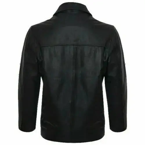 Men's Full Sleeves Lambskin Leather Shirt