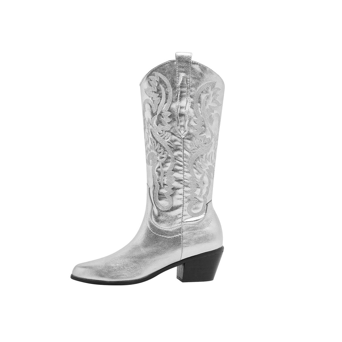 Metallic Party Glam Cowgirl Boots