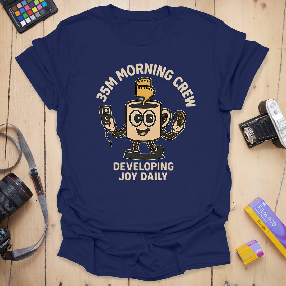 Morning Crew T-Shirt - Navy, 3XL