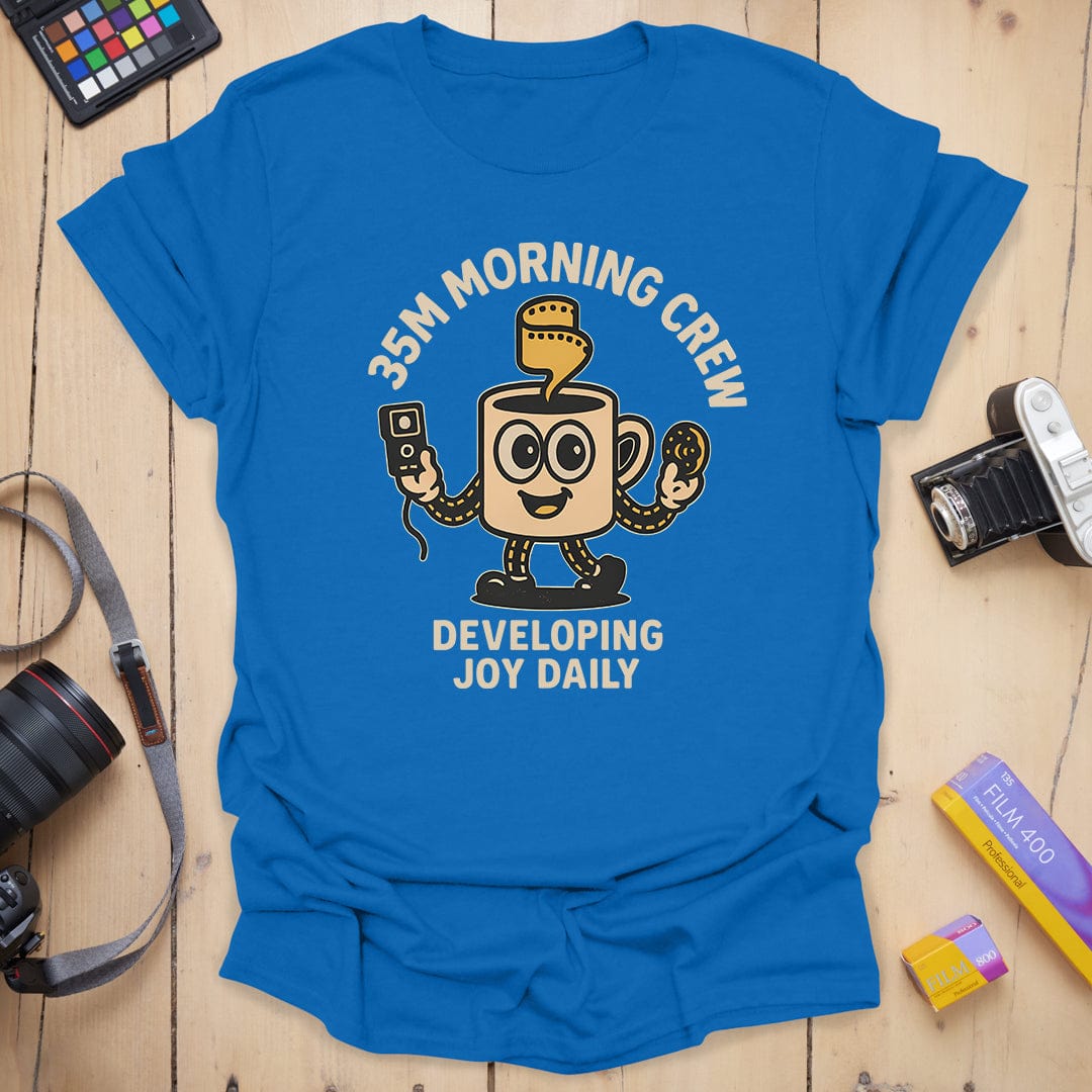 Morning Crew T-Shirt - Royal, 3XL