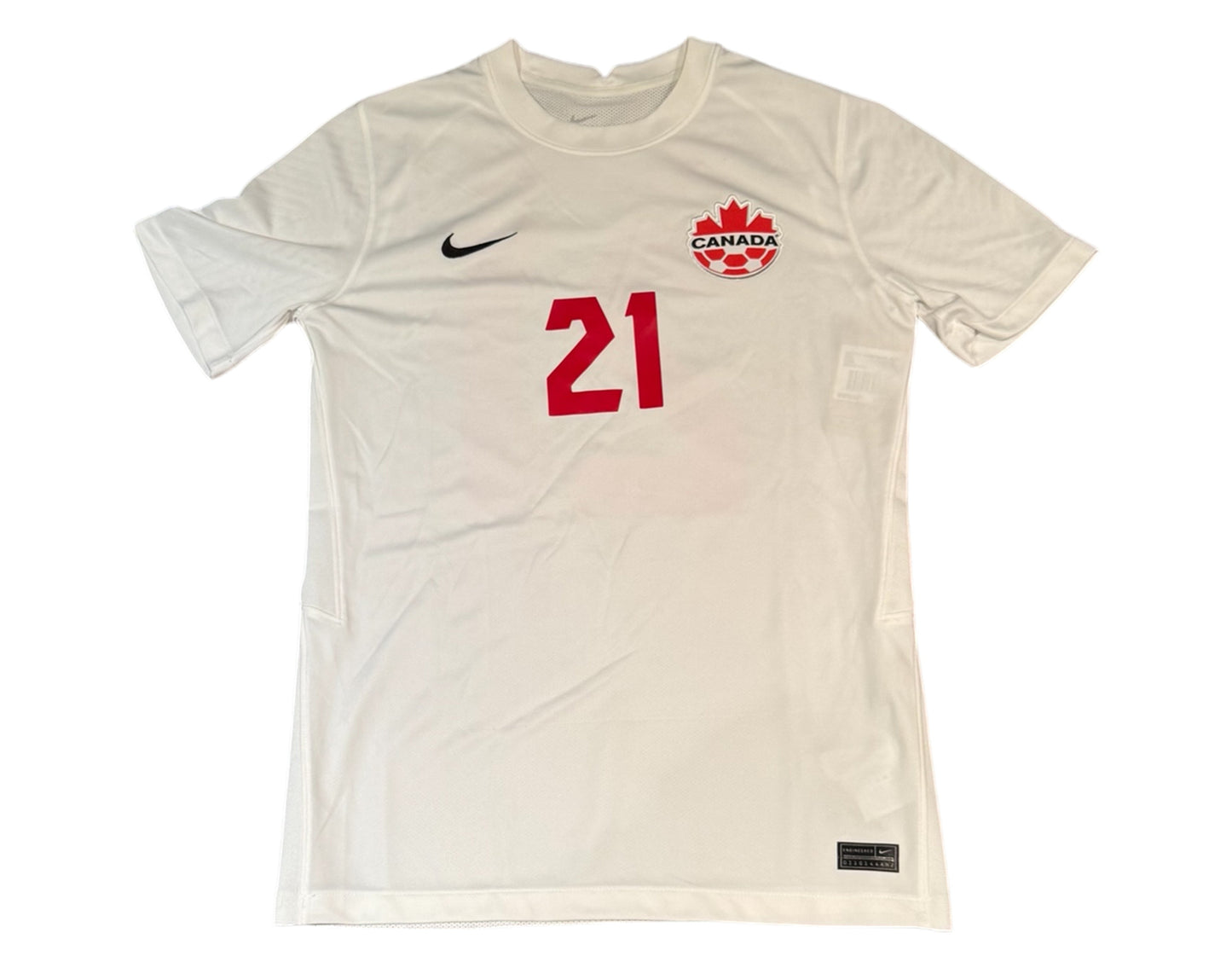 Jonathan Osorio Autographed Canada Men's National Team Nike Replica White Jersey