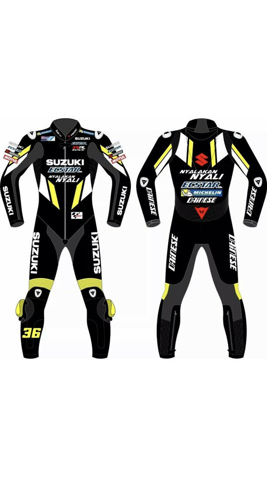SUZUKI MOTORCYCLE LEATHER RACING SUIT