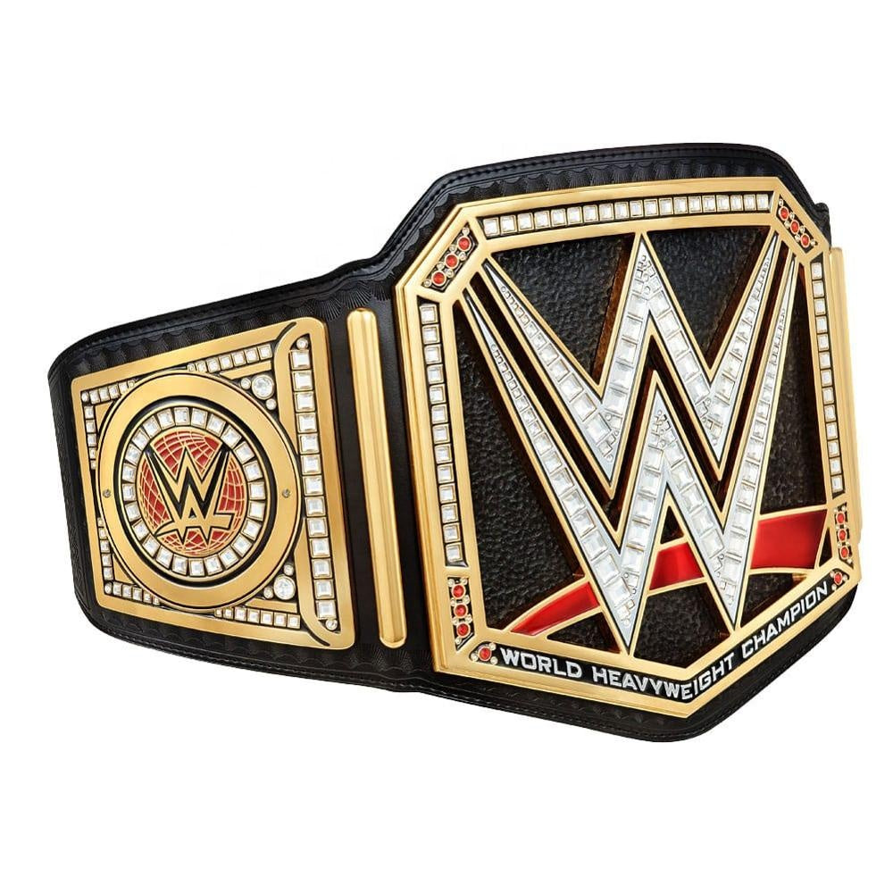 World Wrestling Championship Belt WWE Universal Title  Champion Belt - BRASS, 4 MM