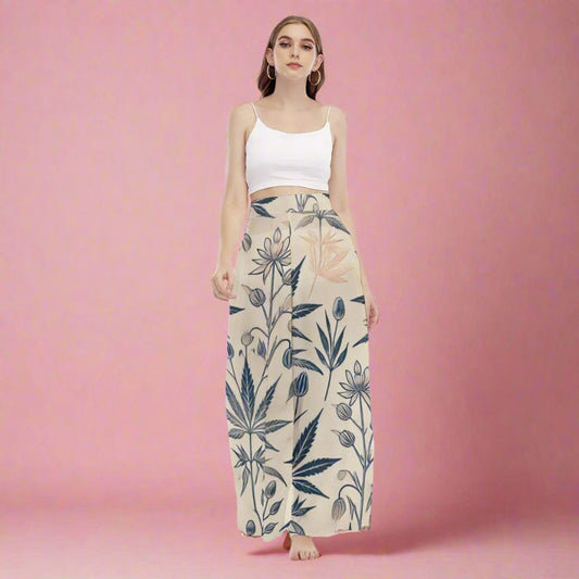 Soft Sativa Wide Leg Trousers